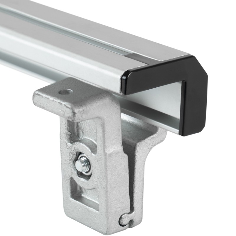 ΒΑΣΕΙΣ ΣΤΗΡΙΞΗΣ ΑΛΟΥΜΙΝΙΟΥ TBR FIXING PROFILE KIT M 116,6 cm ΣΕ ΑΣΗΜΙ ΧΡΩΜΑ ΜΕ ΥΠΟΔΟΧΕΣ T-SYSTEM ΓΙΑ ΜΠΑΡΕΣ TBR ΚΑΡΟΤΣΑΣ ΣΕ PICKUP ΚΑΙ ΑΓΡΟΤΙΚΑ ΟΧΗΜΑΤΑ MENABO - 2 ΤΕΜ.