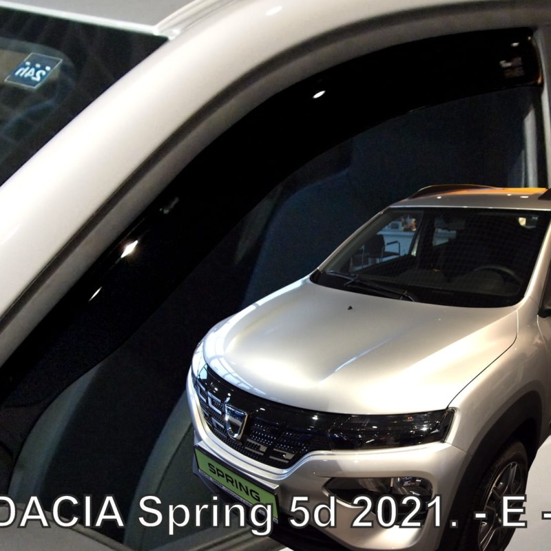 ΑΝΕΜΟΘΡΑΥΣΤΕΣ ΓΙΑ DACIA SPRING ELECTRIC 5D 2021  ΖΕΥΓΑΡΙ ΑΠΟ ΕΥΚΑΜΠΤΟ ΦΙΜΕ ΠΛΑΣΤΙΚΟ HEKO - 2 ΤΕΜ.