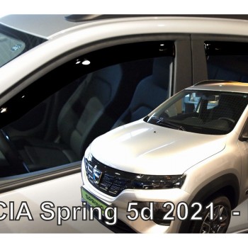 ΑΝΕΜΟΘΡΑΥΣΤΕΣ ΓΙΑ DACIA SPRING ELECTRIC 5D 2021+  ΣΕΤ ΑΥΤΟΚΙΝΗΤΟΥ ΑΠΟ ΕΥΚΑΜΠΤΟ ΦΙΜΕ ΠΛΑΣΤΙΚΟ HEKO - 4 ΤΕΜ.