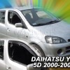 ΑΝΕΜΟΘΡΑΥΣΤΕΣ ΓΙΑ DAIHATSU YRV 5D 2000-2005R ΣΕΤ ΑΥΤΟΚΙΝΗΤΟΥ ΑΠΟ ΕΥΚΑΜΠΤΟ ΦΙΜΕ ΠΛΑΣΤΙΚΟ HEKO - 4 ΤΕΜ.