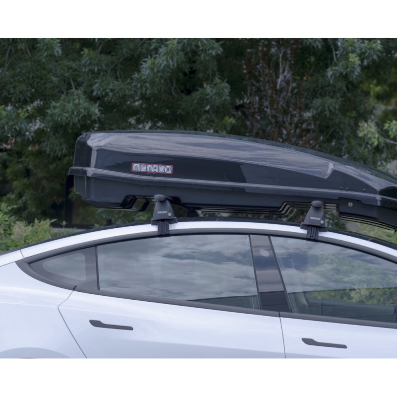 ΜΠΑΡΕΣ ΟΡΟΦΗΣ ΑΛΟΥΜΙΝΙΟΥ ΜΕ ΑΚΡΑ OE TESLA MODEL Y ΜΕ ΚΛΕΙΔΑΡΙΑ 137cm MENABO - 2ΤΕΜ.