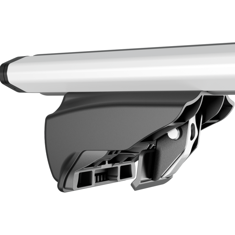 ΜΠΑΡΕΣ ΟΡΟΦΗΣ ΑΛΟΥΜΙΝΙΟΥ BLADE L SILVER 127cm ΜΕ ΑΚΡΑ GAMMA FLAT ΓΙΑ FLUSH / STANDARD RAILS MENABO - 2 ΤΕΜ.