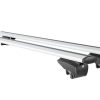 ΜΠΑΡΕΣ ΟΡΟΦΗΣ ΑΛΟΥΜΙΝΙΟΥ BLADE L SILVER 127cm ΜΕ ΑΚΡΑ GAMMA FLAT ΓΙΑ FLUSH / STANDARD RAILS MENABO - 2 ΤΕΜ.