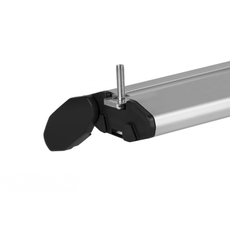 ΜΠΑΡΕΣ ΟΡΟΦΗΣ ΑΛΟΥΜΙΝΙΟΥ BLADE L SILVER 127cm ΜΕ ΑΚΡΑ GAMMA FLAT ΓΙΑ FLUSH / STANDARD RAILS MENABO - 2 ΤΕΜ.