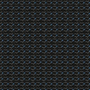 Καλύμματα Καθισμάτων Dots-2, με επανατυλικτήρα ζώνης - Μαύρο / Μπλε