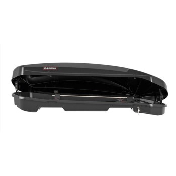 ΜΠΑΓΚΑΖΙΕΡΑ ΟΡΟΦΗΣ SATELLITE 550 DUO BLACK MΕ ΔΙΠΛΟ ΑΝΟΙΓΜΑ ΣΕ ΜΑΥΡΟ ΧΡΩΜΑ ΜΕ ΓΥΑΛΙΣΤΕΡΗ ΥΦΗ MENABO - 1 ΤΕΜ.