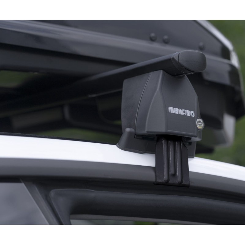 ΜΠΑΡΕΣ ΟΡΟΦΗΣ ΑΛΟΥΜΙΝΙΟΥ ΜΕ ΑΚΡΑ OE TESLA MODEL 3 2017+  ΜΕ ΚΛΕΙΔΑΡΙΑ 137cm MENABO - 2ΤΕΜ.