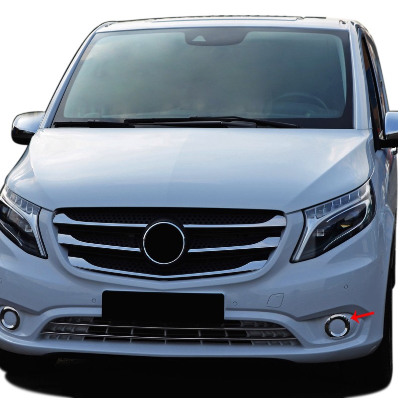 ΔΑΧΤΥΛΙΔΙΑ ΦΩΤΩΝ ΟΜΙΧΛΗΣ ΧΡΩΜΙΟ ΜΕΤΑΛΛΙΚΑ S-DIZAYN 2 TEM. ΓΙΑ MERCEDES VITO W447 2014+