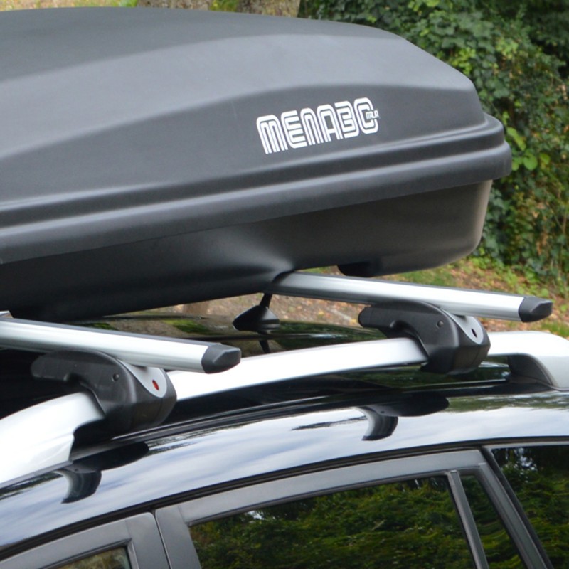 ΜΠΑΡΕΣ ΟΡΟΦΗΣ ΑΛΟΥΜΙΝΙΟΥ DOZER XXL 150 cm ΣΕ ΑΣΗΜΙ ΧΡΩΜΑ ΓΙΑ ΟΡΟΦΗ ΜΕ RAISED RAILS MENABO - 2 ΤΕΜ.