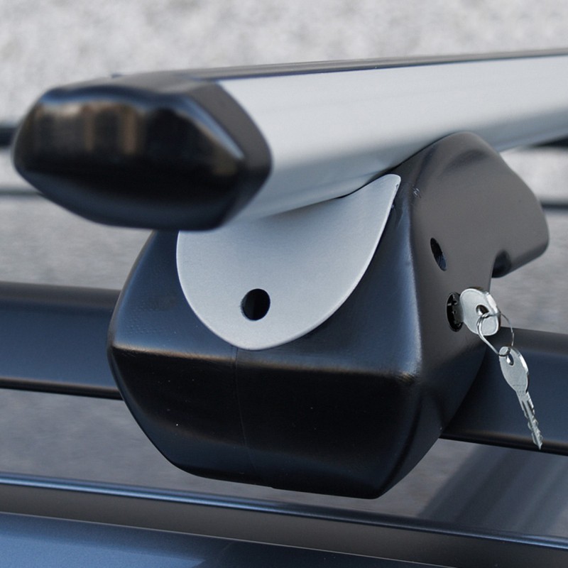 ΜΠΑΡΕΣ ΟΡΟΦΗΣ ΑΛΟΥΜΙΝΙΟΥ DOZER XXL 150 cm ΣΕ ΑΣΗΜΙ ΧΡΩΜΑ ΓΙΑ ΟΡΟΦΗ ΜΕ RAISED RAILS MENABO - 2 ΤΕΜ.