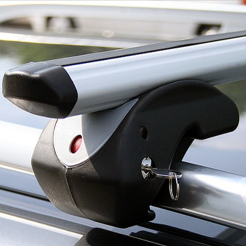 ΜΠΑΡΕΣ ΟΡΟΦΗΣ ΑΛΟΥΜΙΝΙΟΥ DOZER XXL 150 cm ΣΕ ΑΣΗΜΙ ΧΡΩΜΑ ΓΙΑ ΟΡΟΦΗ ΜΕ RAISED RAILS MENABO - 2 ΤΕΜ.