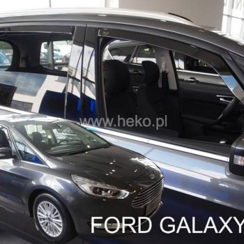 ΑΝΕΜΟΘΡΑΥΣΤΕΣ ΓΙΑ FORD GALAXY 5D 2015+ ΣΕΤ ΑΥΤΟΚΙΝΗΤΟΥ ΑΠΟ ΕΥΚΑΜΠΤΟ ΦΙΜΕ ΠΛΑΣΤΙΚΟ HEKO - 4 ΤΕΜ.
