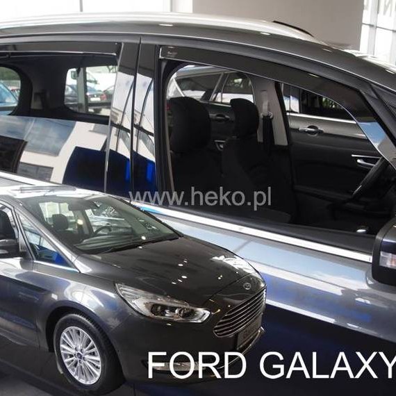ΑΝΕΜΟΘΡΑΥΣΤΕΣ ΓΙΑ FORD GALAXY 5D 2015+ ΣΕΤ ΑΥΤΟΚΙΝΗΤΟΥ ΑΠΟ ΕΥΚΑΜΠΤΟ ΦΙΜΕ ΠΛΑΣΤΙΚΟ HEKO - 4 ΤΕΜ.