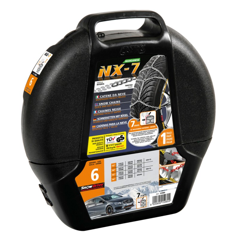 ΑΛΥΣΙΔΕΣ ΧΙΟΝΙΟΥ NX-7 7/9MM GR6 ΔΙΠΛΟΥ ΠΑΧΟΥΣ (ΕΣΩΤΕΡΙΚΑ 7mm + ΕΞΩΤΕΡΙΚΑ 9mm) LAMPA - 2 ΤΕΜ.