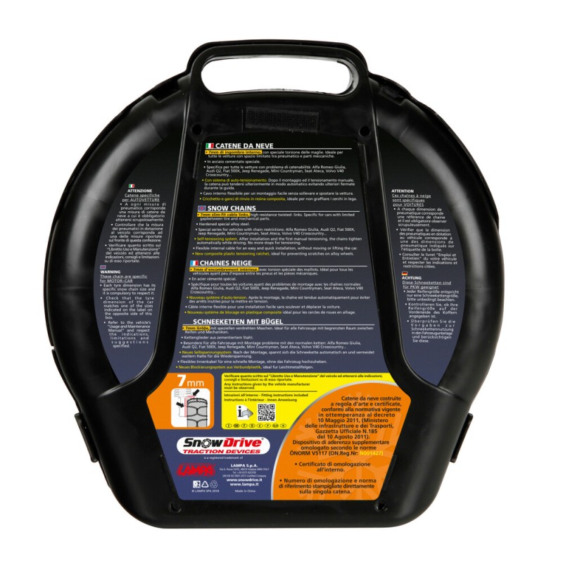 ΑΛΥΣΙΔΕΣ ΧΙΟΝΙΟΥ NX-7 7/9MM GR6 ΔΙΠΛΟΥ ΠΑΧΟΥΣ (ΕΣΩΤΕΡΙΚΑ 7mm + ΕΞΩΤΕΡΙΚΑ 9mm) LAMPA - 2 ΤΕΜ.