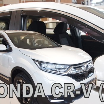 ΑΝΕΜΟΘΡΑΥΣΤΕΣ ΓΙΑ HONDA CR-V 5D 2018+  ΣΕΤ ΑΥΤΟΚΙΝΗΤΟΥ ΑΠΟ ΕΥΚΑΜΠΤΟ ΦΙΜΕ ΠΛΑΣΤΙΚΟ HEKO - 4 ΤΕΜ.