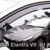 ΑΝΕΜΟΘΡΑΥΣΤΕΣ ΓΙΑ HYUNDAI ELANTRA 4D 2020+  ΖΕΥΓΑΡΙ ΑΠΟ ΕΥΚΑΜΠΤΟ ΦΙΜΕ ΠΛΑΣΤΙΚΟ HEKO - 2 ΤΕΜ.