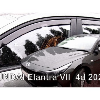 ΑΝΕΜΟΘΡΑΥΣΤΕΣ ΓΙΑ HYUNDAI ELANTRA 4D 2020+ ΣΕΤ ΑΥΤΟΚΙΝΗΤΟΥ ΑΠΟ ΕΥΚΑΜΠΤΟ ΦΙΜΕ ΠΛΑΣΤΙΚΟ HEKO - 4 ΤΕΜ.