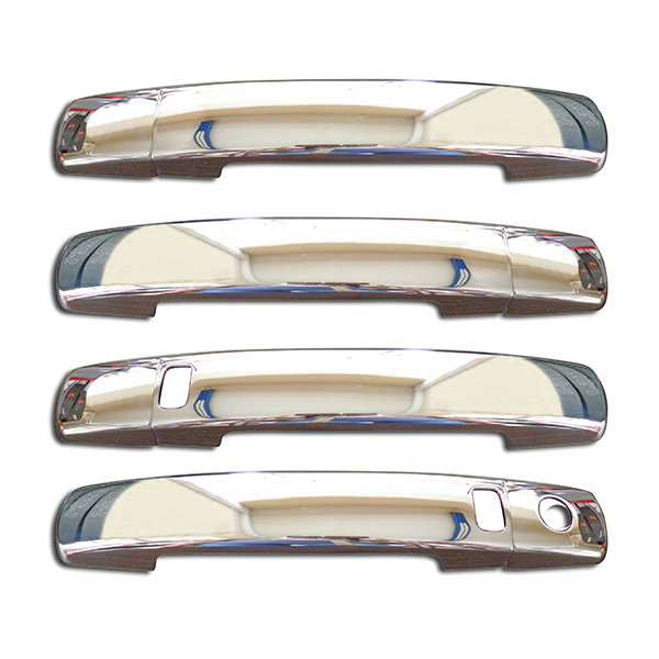 ΧΕΡΟΥΛΙΑ ΠΟΡΤΑΣ ΓΙΑ NISSAN QASHQAI 07-10  ΧΡΩΜΙΟ ΜΕΤΑΛΛΙΚΑ 4ΠΟΡΤΕΣ 4ΤΕΜ (ΤΡΥΠΑ SENSOR)