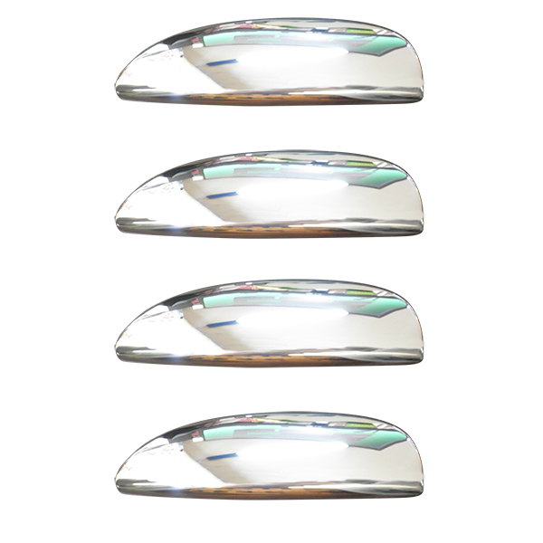 ΧΕΡΟΥΛΙΑ ΠΟΡΤΑΣ ΓΙΑ RENAULT CLIO SYMBOL SEDAN 99-06  ΧΡΩΜΙΟ ΜΕΤΑΛΛΙΚΑ 4ΠΟΡΤΕΣ 4ΤΕΜ