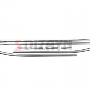 TRIM ΜΑΡΚΕ ΠΑΡΑΘΥΡΩΝ ΑΥΤΟΚΟΛΛΗΤΑ ΧΡΩΜΙΟΥ 8ΤΕΜ. ΓΙΑ RENAULT CLIO IV 5D 2012+