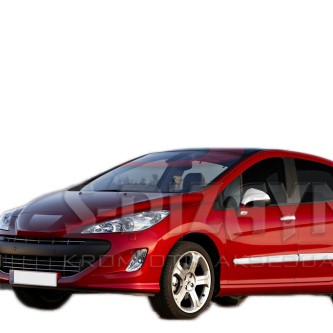 ΔΙΑΚΟΣΜΗΤΙΚΗ ΦΑΣΑ ΠΟΡΤΑΣ ΧΡΩΜΙΟ 4ΤΕΜ. ΓΙΑ PEUGEOT 308 HB 5D/SW 2007-2013