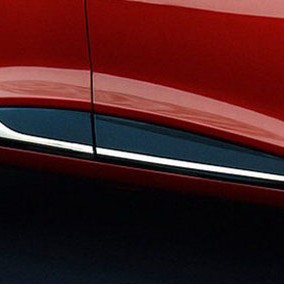 ΔΙΑΚΟΣΜΗΤΙΚΗ ΦΑΣΑ ΠΟΡΤΑΣ ΧΡΩΜΙΟ ΜΕΤΑΛΛΙΚH S-DIZAYN ΓΙΑ RENAULT CLIO 5D 2012+ -4 TEM.