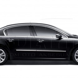 ΠΛΑΙΝΟ ΠΡΟΣΤΑΤΕΥΤΙΚΟ TRIM ΠΟΡΤΑΣ ΑΤΣΑΛΙ+ΠΛΑΣΤΙΚΟ ΧΡΩΜΙΟ 8ΤΕΜ ΓΙΑ PEUGEOT 508 SD/SW 2010+