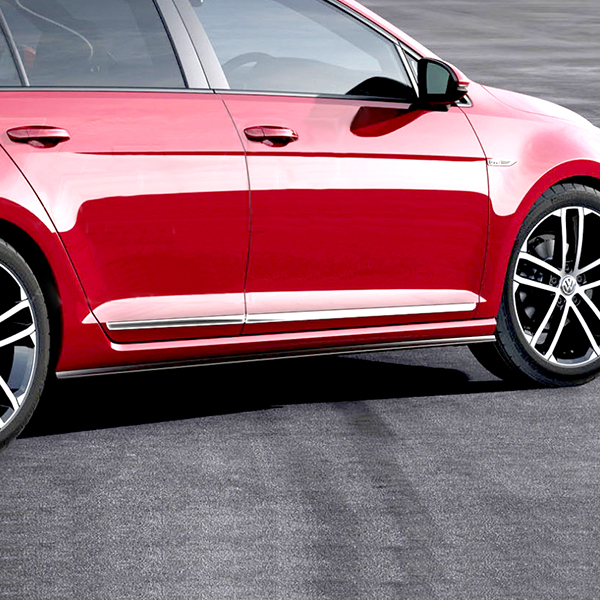 ΠΡΟΣΤΑΤΕΥΤΙΚΗ ΦΑΣΑ ΠΟΡΤΑΣ ΠΛΑΣΤΙΚΟ ΧΡΩΜΙΟ ΓΙΑ VW GOLF 7 5D 2013+ 8ΤΕΜ.