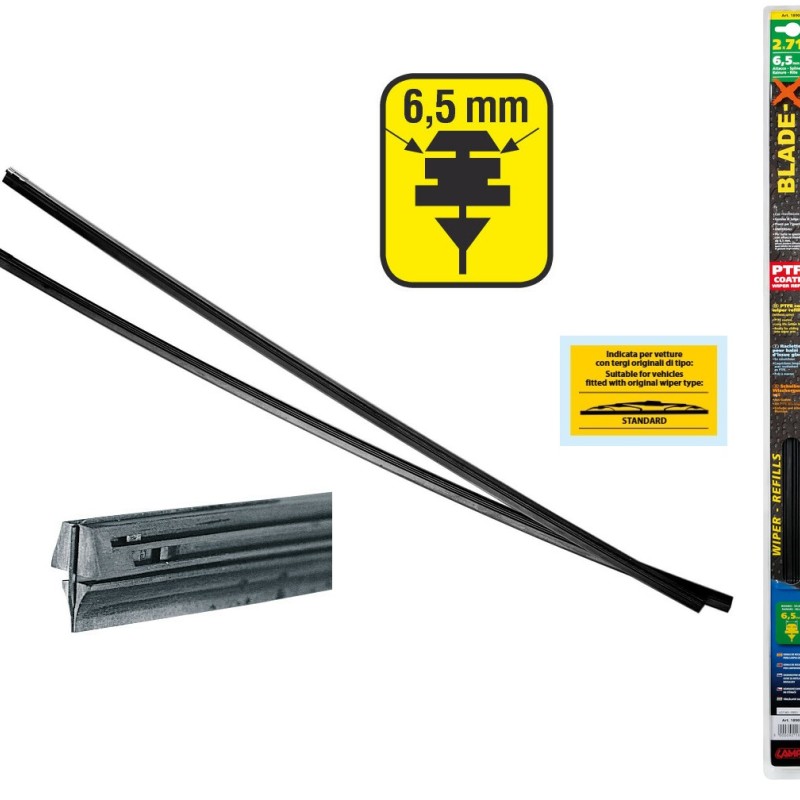 ΛΑΣΤΙΧΑ ΥΑΛΟΚΑΘΑΡΙΣΤΗΡΩΝ 71CMX6,5MM BLADE-X ΜΕ ΕΠΙΚΑΛΥΨΗ PTFE ΧΩΡΙΣ ΛΑΜΑΚΙΑ ΣΕ ΠΛΑΣΤΙΚΗ BLISTER ΣΥΣΚΕΥΑΣΙΑ