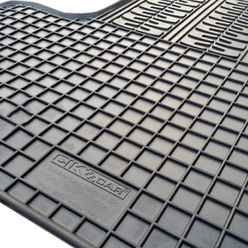 ΜΑΡΚΕ ΠΑΤΑΚΙΑ ΣΕ ΣΚΑΦΗ ΛΑΣΤΙΧΟ ΓΙΑ FORD TRANSIT 2/3ΘΕΣΙΟ 2014+ / TOURNEO CUSTOM 2/3ΘΕΣΙΟ 2012+ (1Η ΣΕΙΡΑ ΚΑΘΙΣΜΑΤΩΝ) ΣΕ ΜΑΥΡΟ ΧΡΩΜΑ ΧΩΡΙΣ ΚΟΥΜΠΩΜΑΤΑ CIK - 3 ΤΕΜ.