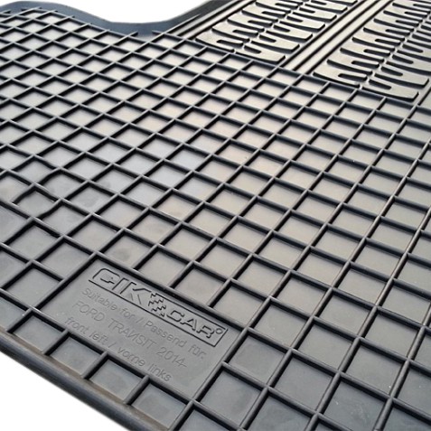 ΜΑΡΚΕ ΠΑΤΑΚΙΑ ΣΕ ΣΚΑΦΗ ΛΑΣΤΙΧΟ ΓΙΑ FORD TRANSIT 2/3ΘΕΣΙΟ 2014+ / TOURNEO CUSTOM 2/3ΘΕΣΙΟ 2012+ (1Η ΣΕΙΡΑ ΚΑΘΙΣΜΑΤΩΝ) ΣΕ ΜΑΥΡΟ ΧΡΩΜΑ ΧΩΡΙΣ ΚΟΥΜΠΩΜΑΤΑ CIK - 3 ΤΕΜ.