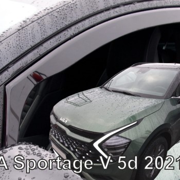 ΑΝΕΜΟΘΡΑΥΣΤΕΣ ΓΙΑ KIA SPORTAGE 5D 2021+  ΖΕΥΓΑΡΙ ΑΠΟ ΕΥΚΑΜΠΤΟ ΦΙΜΕ ΠΛΑΣΤΙΚΟ HEKO - 2 ΤΕΜ.