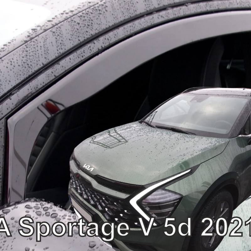 ΑΝΕΜΟΘΡΑΥΣΤΕΣ ΓΙΑ KIA SPORTAGE 5D 2021+  ΖΕΥΓΑΡΙ ΑΠΟ ΕΥΚΑΜΠΤΟ ΦΙΜΕ ΠΛΑΣΤΙΚΟ HEKO - 2 ΤΕΜ.