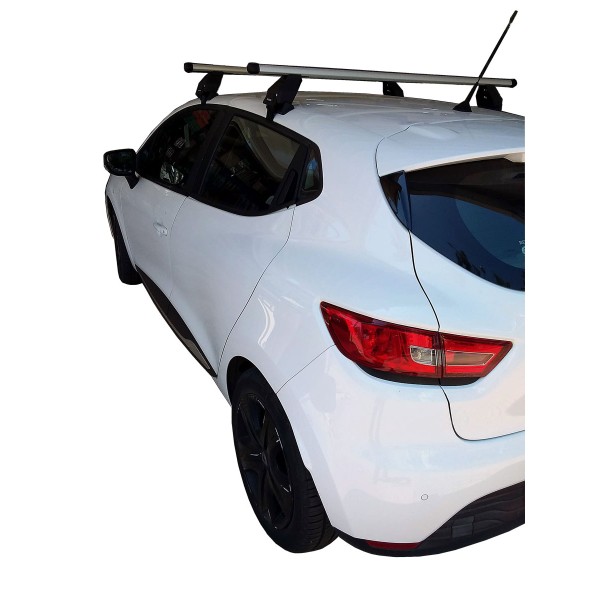 KIT ΜΕ ΜΠΑΡΕΣ ΟΡΟΦΗΣ ΓΙΑ RENAULT CLIO COLLECTION 5D 2012-2016 ΑΛΟΥΜΙΝΙΟΥ TEMA MENABO (AL2 - 3360/MB - FIX051G) - 2 ΤΕΜ.