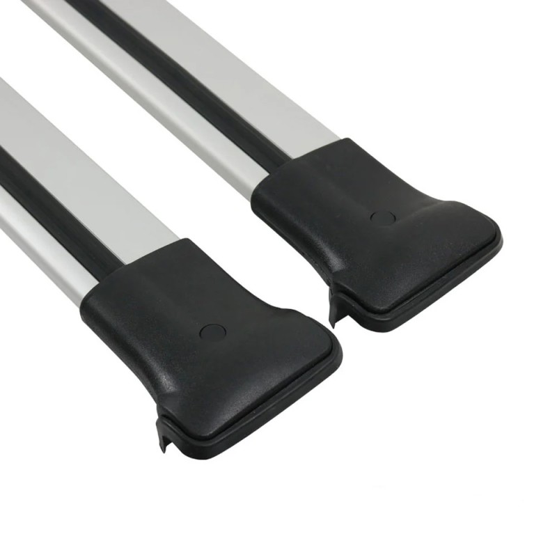 ΜΠΑΡΕΣ ΟΡΟΦΗΣ ΓΙΑ ΧΑΜΗΛΕΣ ΑΛΟΥΜΙΝΙΟΥ ΜΕ ΚΛΕΙΔΙ DACIA DUSTER 2014-2017 OMTEC - 2 τεμ.