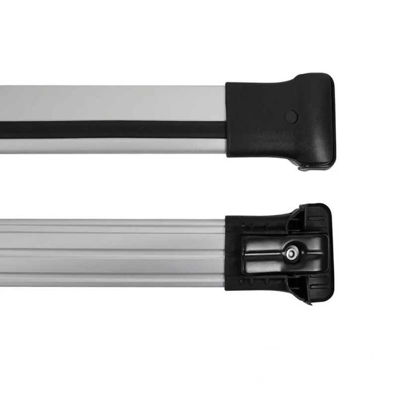 ΜΠΑΡΕΣ ΟΡΟΦΗΣ ΓΙΑ ΧΑΜΗΛΕΣ ΑΛΟΥΜΙΝΙΟΥ ΜΕ ΚΛΕΙΔΙ DACIA DUSTER 2014-2017 OMTEC - 2 τεμ.