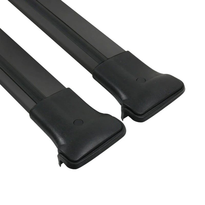 ΜΠΑΡΕΣ ΟΡΟΦΗΣ ΓΙΑ ΧΑΜΗΛΕΣ ΑΛΟΥΜΙΝΙΟΥ ΜΑΥΡΕΣ ΜΕ ΚΛΕΙΔΙ DACIA DUSTER 2014-2017 OMTEC - 2 τεμ.