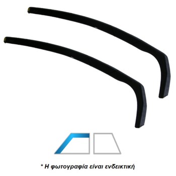 ΑΝΕΜΟΘΡΑΥΣΤΕΣ ΓΙΑ SUZUKI VITARA  5D 2014+ ΖΕΥΓΑΡΙ ΑΠΟ ΕΥΚΑΜΠΤΟ ΦΙΜΕ ΠΛΑΣΤΙΚΟ HEKO - 2 ΤΕΜ.