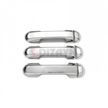 ΧΕΡΟΥΛΙΑ ΠΟΡΤΑΣ ΓΙΑ FORD TRANSIT CONNECT 2002-2014  ΧΡΩΜΙΟ ΜΕΤΑΛΛΙΚΟ 3ΤΕΜ.