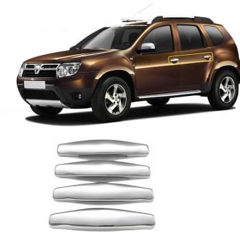 ΧΕΡΟΥΛΙΑ ΠΟΡΤΑΣ ΓΙΑ DACIA DUSTER 2009+  ΧΡΩΜΙΟ ΜΕΤΑΛΛΙΚΑ 4ΤΕΜ