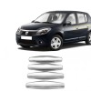 ΧΕΡΟΥΛΙΑ ΠΟΡΤΑΣ ΓΙΑ DACIA SANDERO 1 5D 2007-2013  ΧΡΩΜΙΟ ΜΕΤΑΛΛΙΚΑ 4ΤΕΜ.