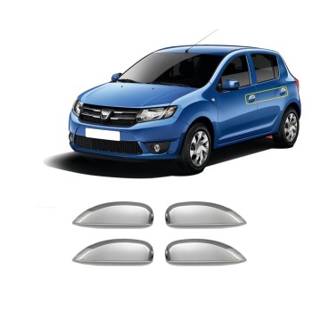 ΧΕΡΟΥΛΙΑ ΠΟΡΤΑΣ ΓΙΑ DACIA SANDERO 2 4D 2013+  ΧΡΩΜΙΟ ΜΕΤΑΛΛΙΚΑ 4ΤΕΜ