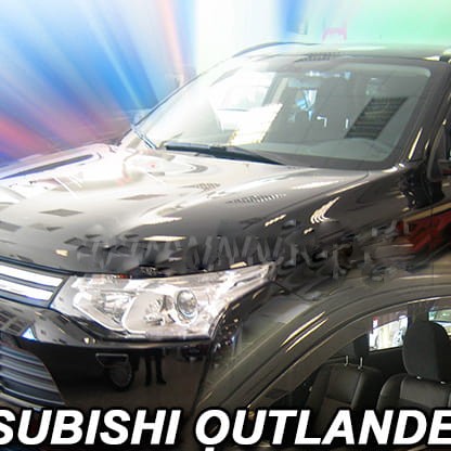 ΑΝΕΜΟΘΡΑΥΣΤΕΣ ΓΙΑ MITSUBISHI OUTLANDER 5D 2012+  ΣΕΤ ΑΥΤΟΚΙΝΗΤΟΥ ΑΠΟ ΕΥΚΑΜΠΤΟ ΦΙΜΕ ΠΛΑΣΤΙΚΟ HEKO - 4 ΤΕΜ.