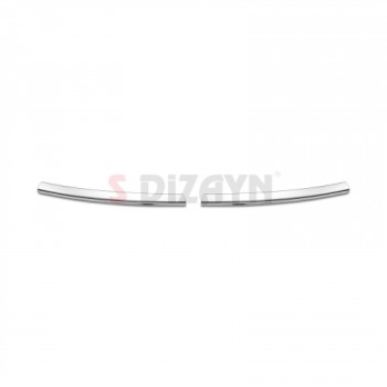 ΔΙΑΚΟΣΜΗΤΙΚΕΣ ΓΡΙΛΙΕΣ ΜΑΣΚΑΣ ΕΜΠΡΟΣ ΧΡΩΜΙΟΥ ΓΙΑ VW GOLF 7 5D 2013+ 2ΤΕΜ. (COMFORTLINE)