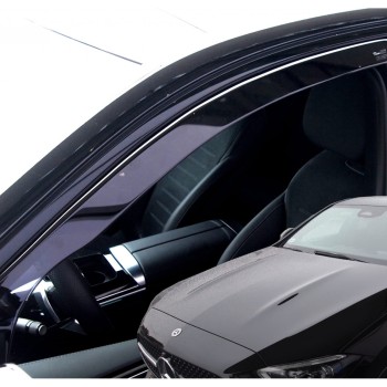 ΑΝΕΜΟΘΡΑΥΣΤΕΣ ΓΙΑ MERCEDES C-KLAS W206 4D 2021+ -  ΑΥΤΟΚΙΝΗΤΟΥ ΑΠΟ ΕΥΚΑΜΠΤΟ ΦΙΜΕ ΠΛΑΣΤΙΚΟ HEKO - 2 ΤΕΜ.