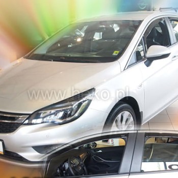 ΑΝΕΜΟΘΡΑΥΣΤΕΣ ΓΙΑ OPEL ASTRA K 5D 2015+ HTB / SPORTS TOURER  ΖΕΥΓΑΡΙ ΑΠΟ ΕΥΚΑΜΠΤΟ ΦΙΜΕ ΠΛΑΣΤΙΚΟ HEKO - 2 ΤΕΜ.