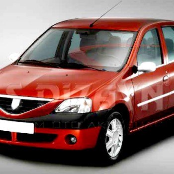 ΚΑΠΑΚΙΑ ΚΑΘΡΕΠΤΗ ΧΡΩΜΙΟΥ ΜΕΤΑΛΛΙΚΑ ΓΙΑ DACIA LOGAN 2005-2008