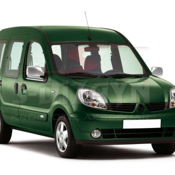 ΚΑΠΑΚΙΑ ΚΑΘΡΕΠΤΗ ΧΡΩΜΙΟΥ ΜΕΤΑΛΛΙΚΑ ΓΙΑ RENAULT KANGOO 1 04-07 Χρωμίου ABS