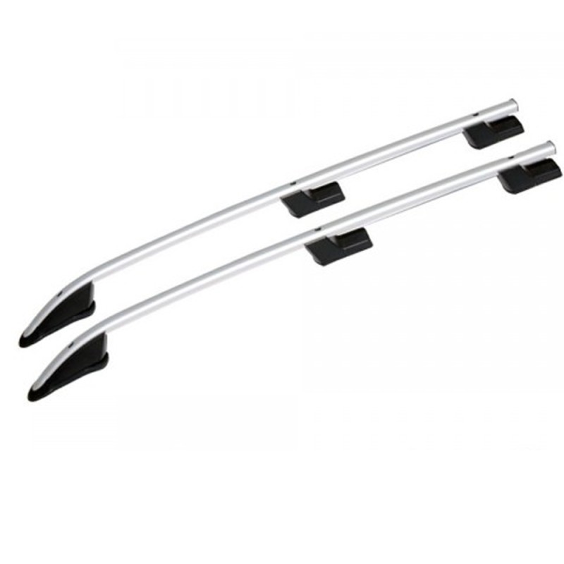 ΠΑΡΑΛΛΗΛΕΣ ΜΠΑΡΕΣ ΟΡΟΦΗΣ ΑΛΟΥΜΙΝΙΟΥ ΣΕ ΑΣΗΜΙ ΧΡΩΜΑ SPORT L2 ΓΙΑ FORD TOURNEO CUSTOM 2013-2023 ΜΕΓΙΣΤΟ ΒΑΡΟΣ ΦΟΡΤΙΟΥ 75KG OMTEC - 2 TEM.